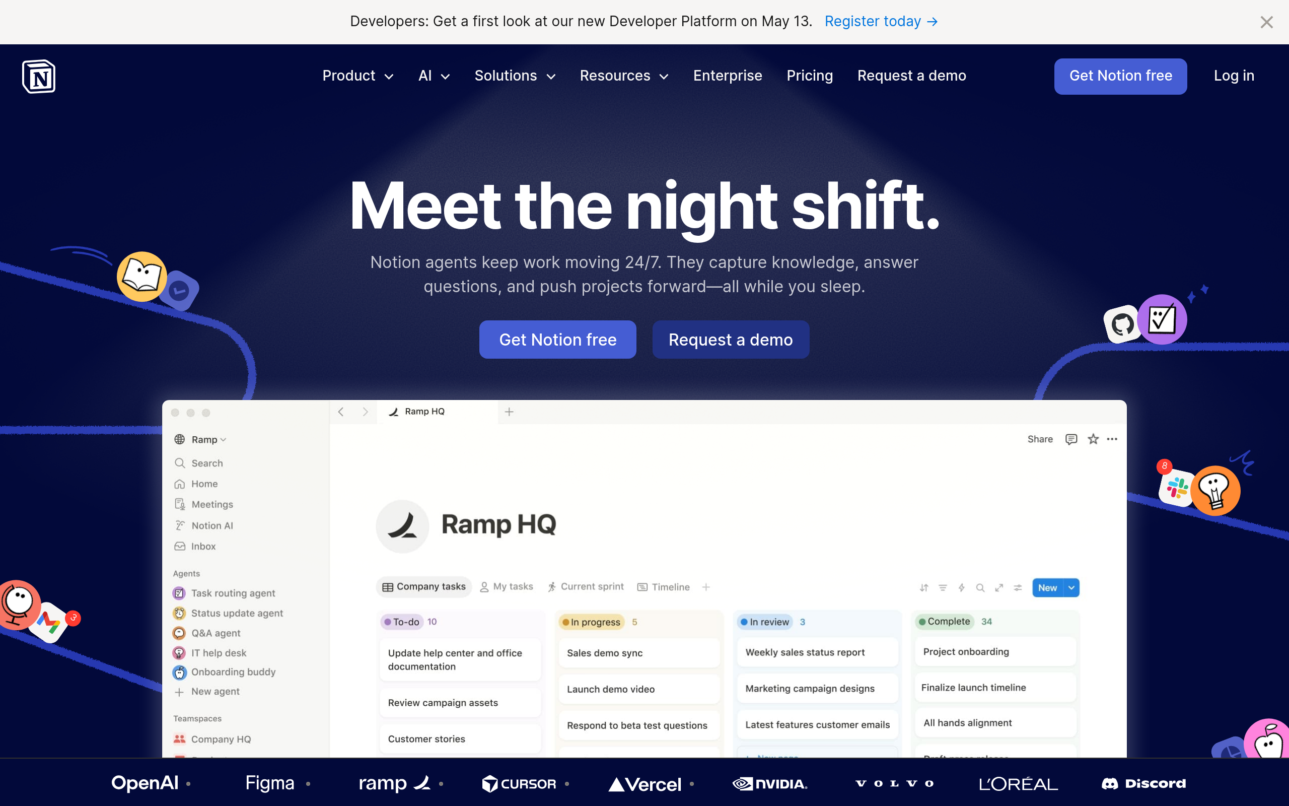 Notion website preview