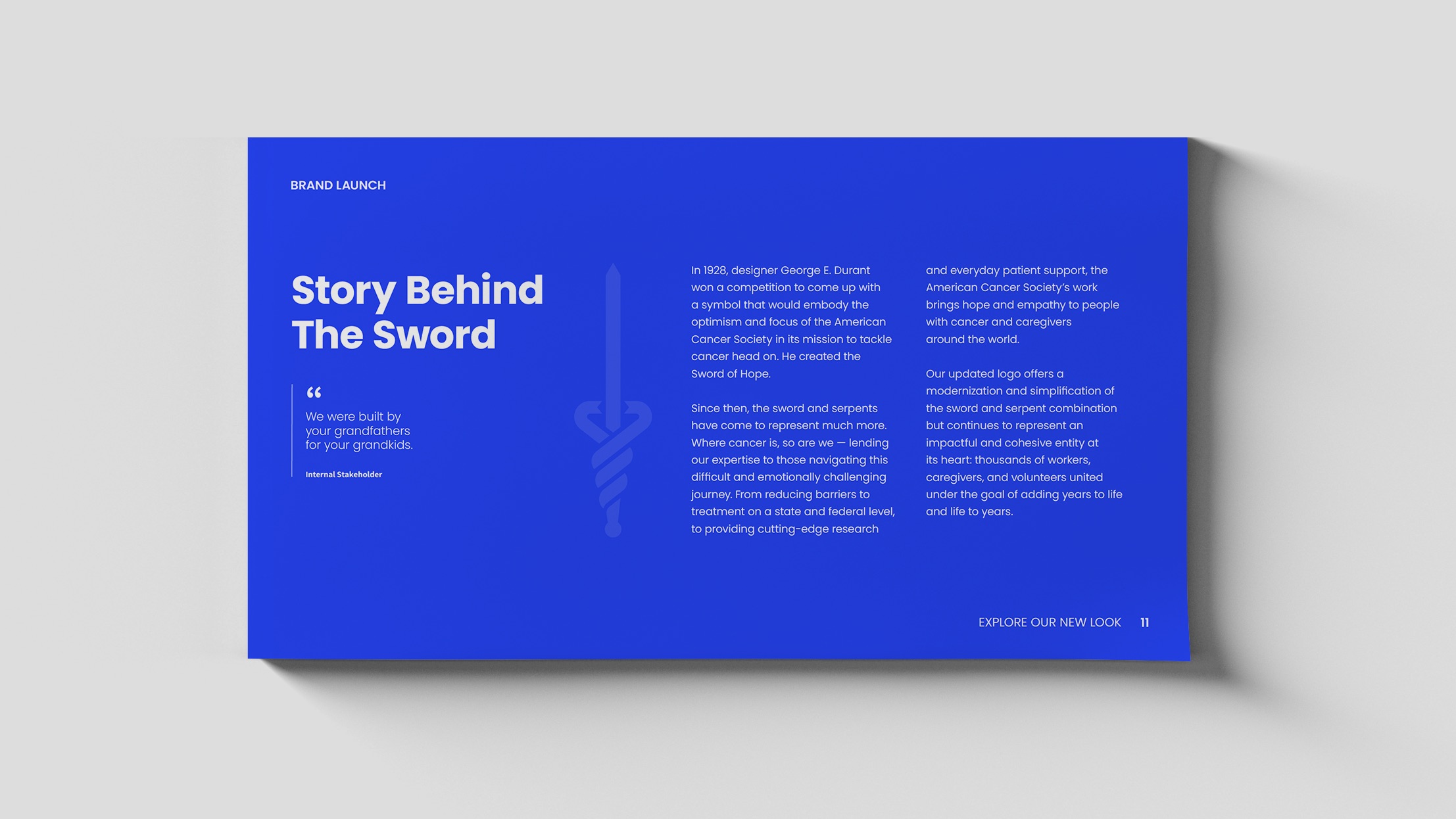 American Cancer Society brand identity