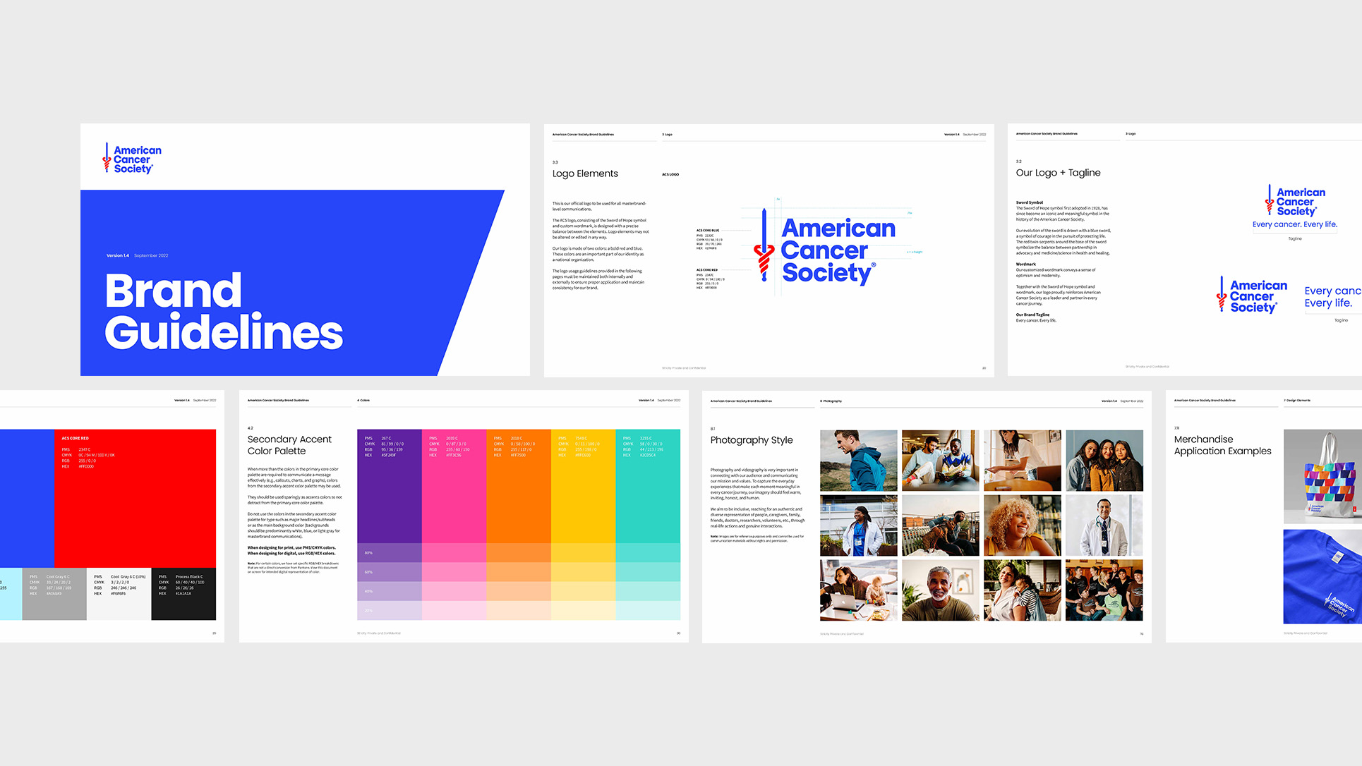 American Cancer Society brand identity