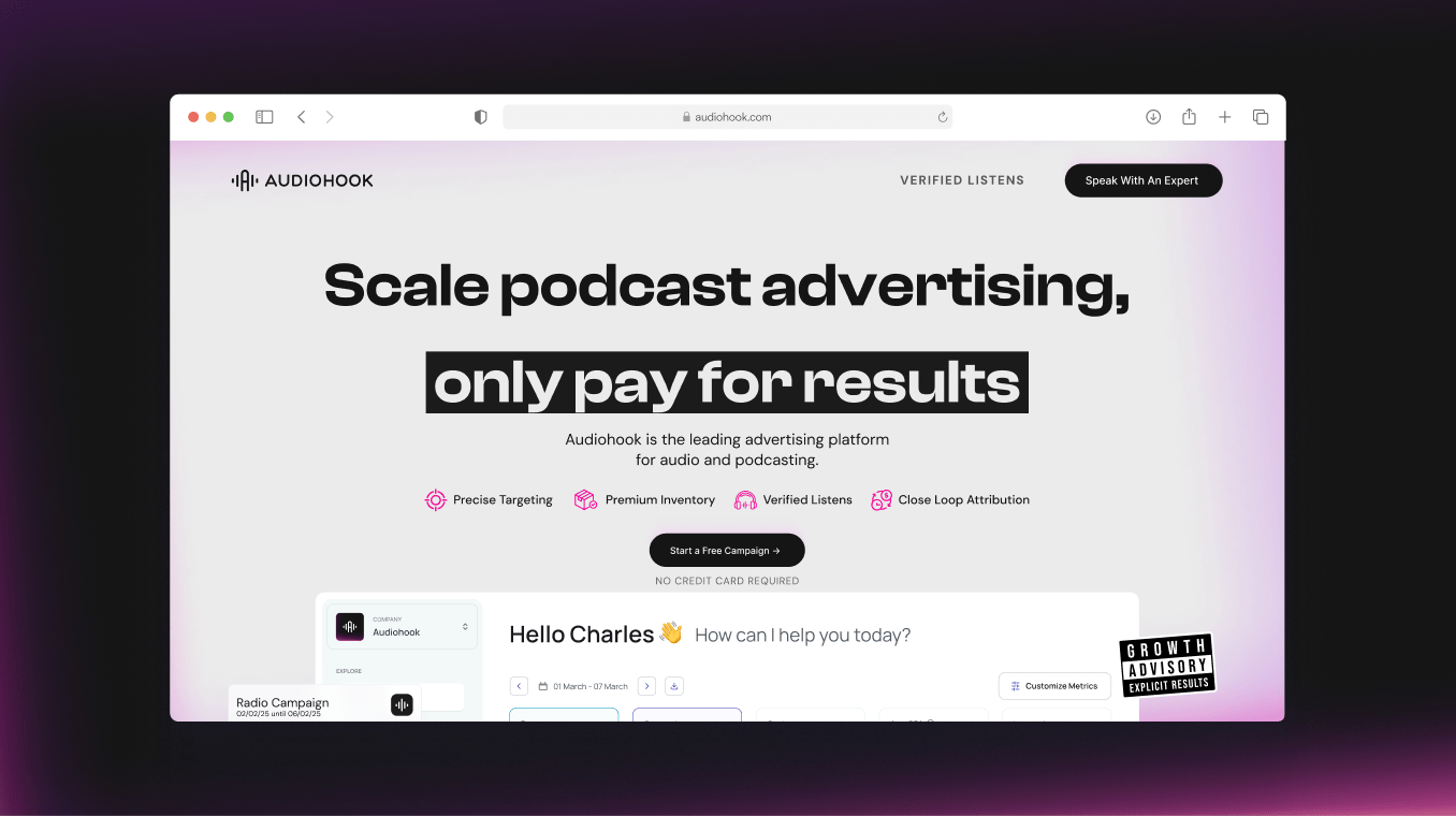 Audiohook brand identity