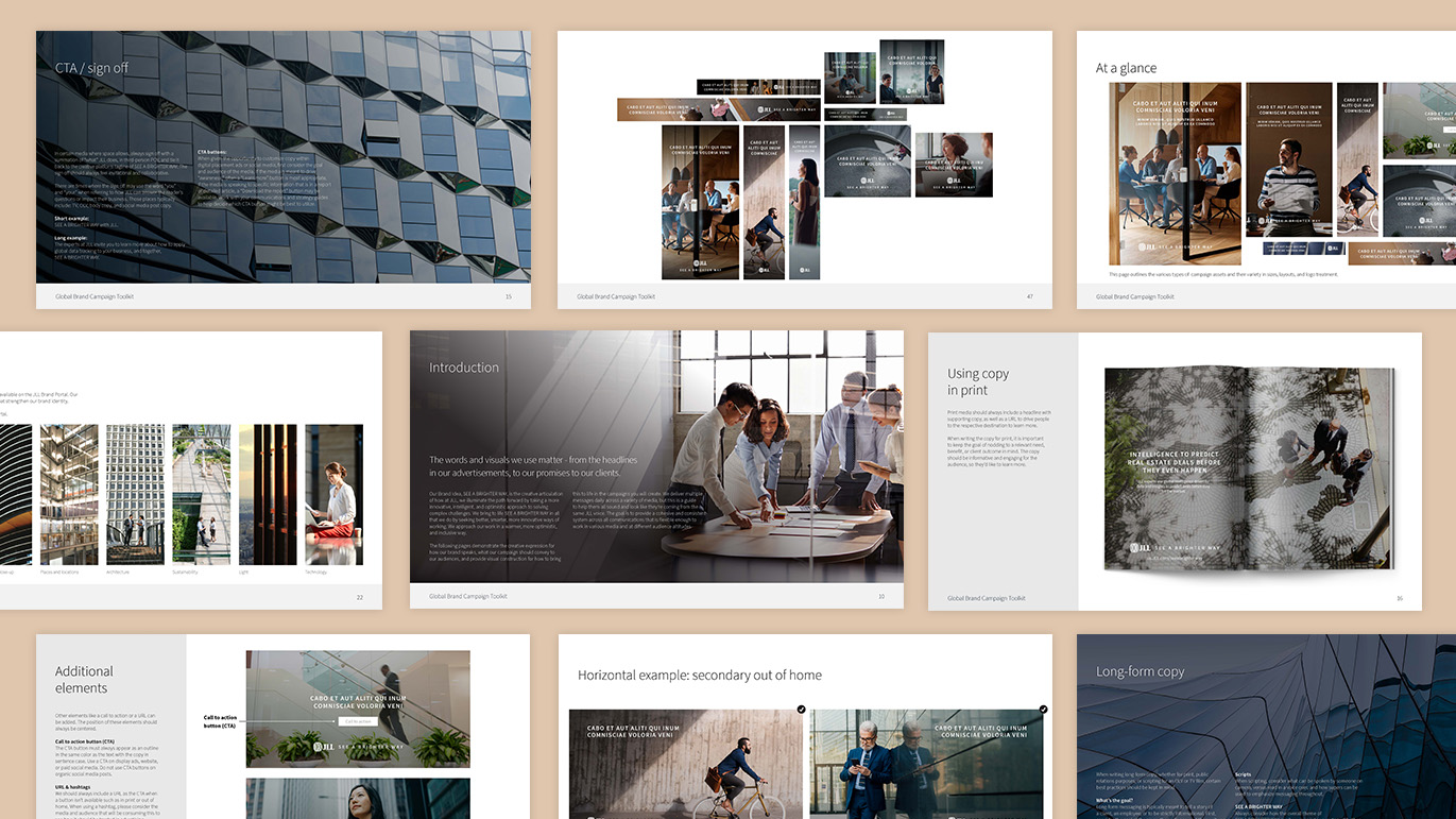 JLL Real Estate brand identity
