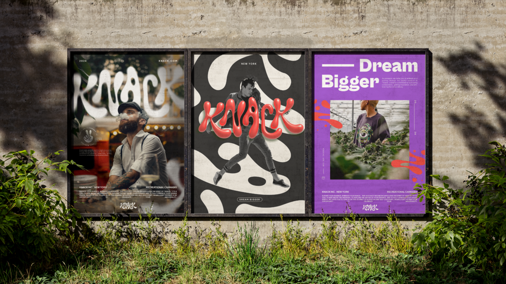 Knack Cannabis brand identity