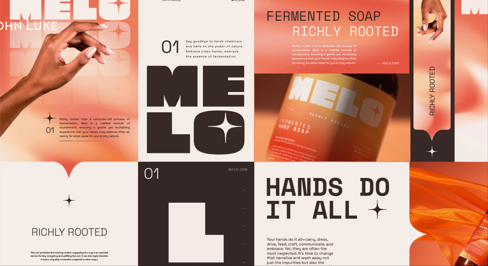Melo brand identity