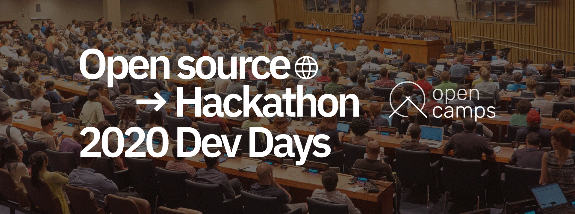 Open Camps Hackathon 2020 Dev Days subway billboard
