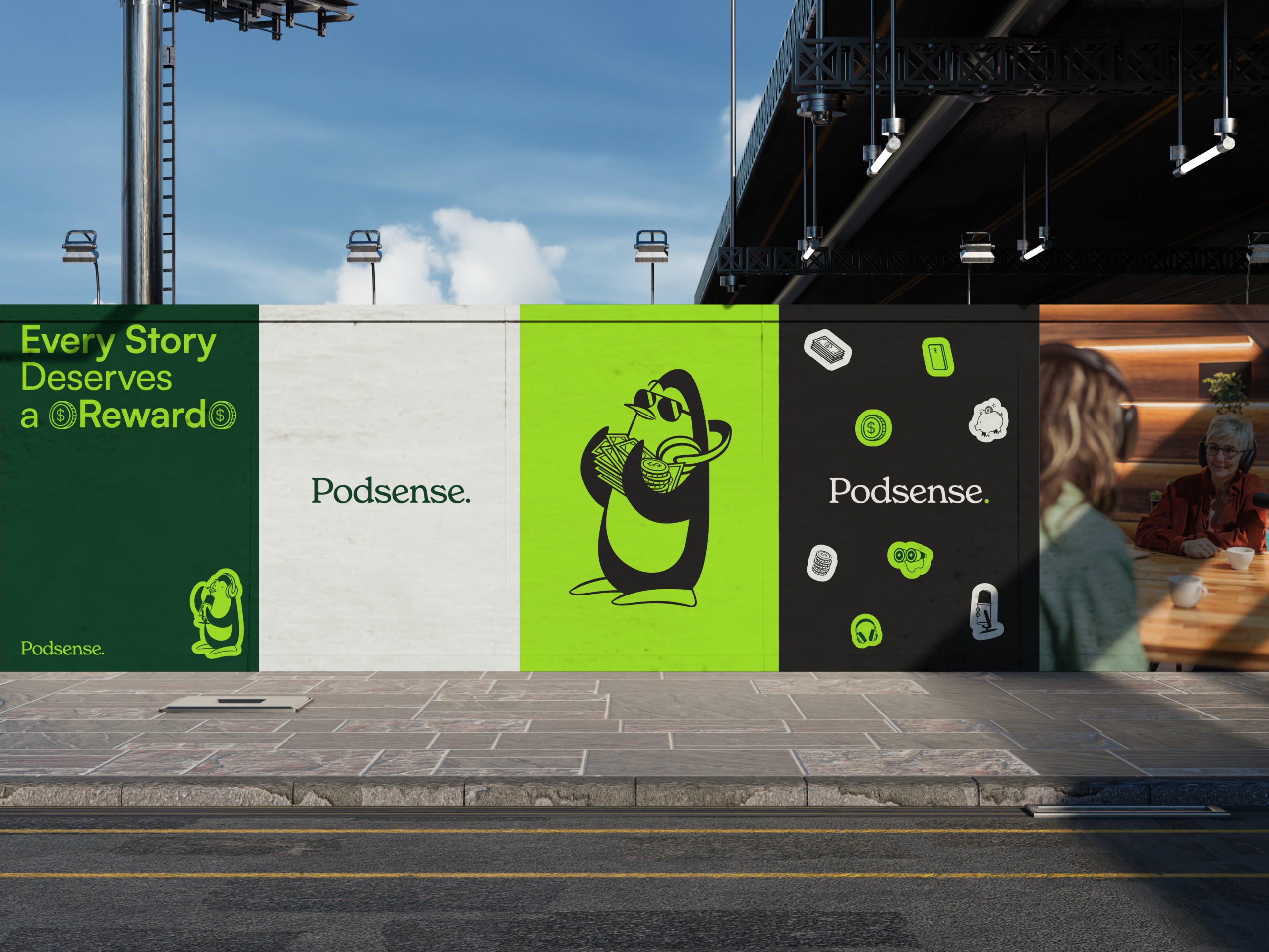 Podsense brand identity