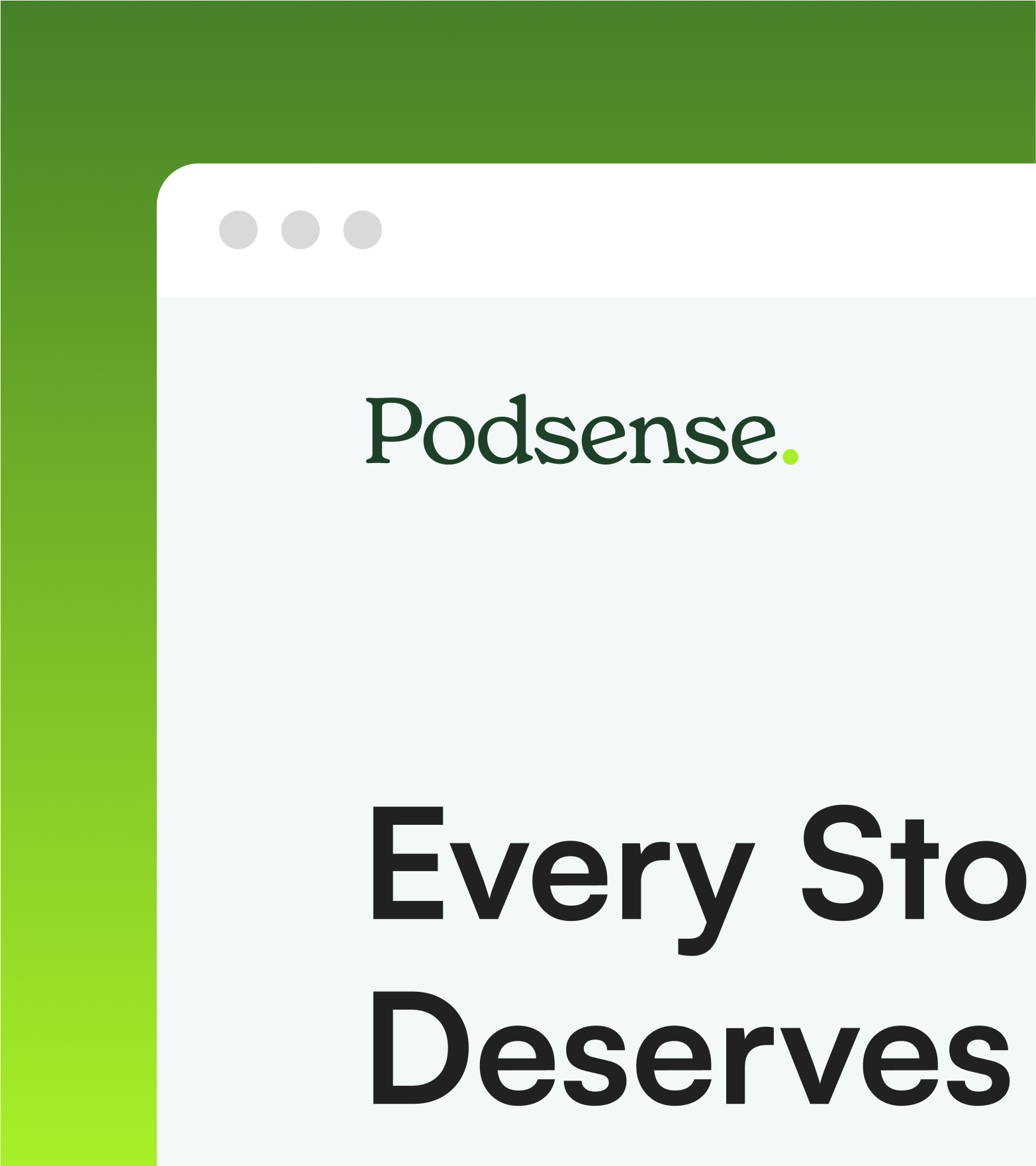 Podsense brand identity
