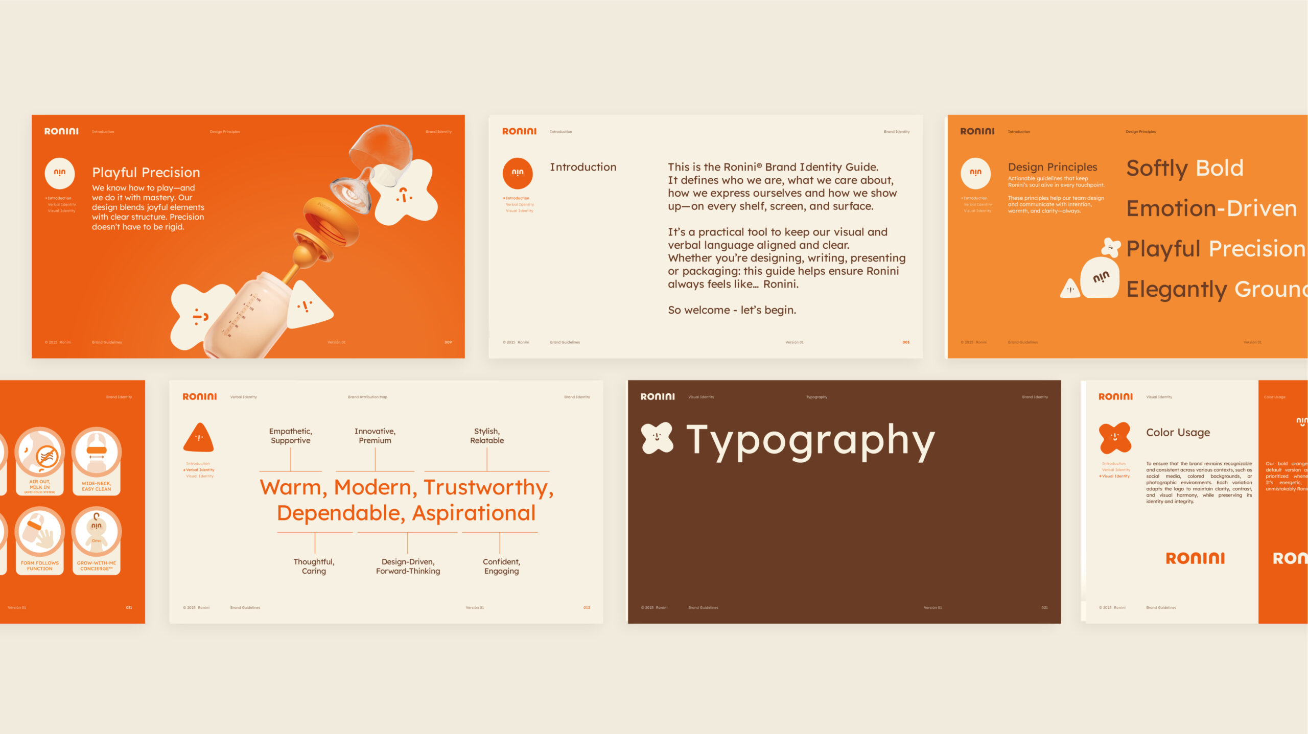 Ronini brand identity