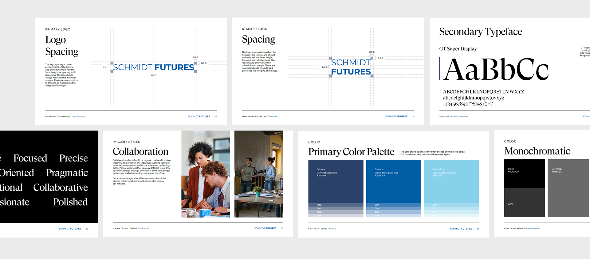 Schmidt Futures brand identity