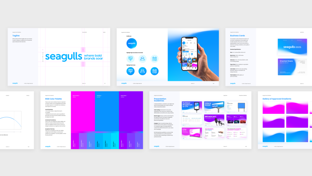 Seagulls Media brand identity
