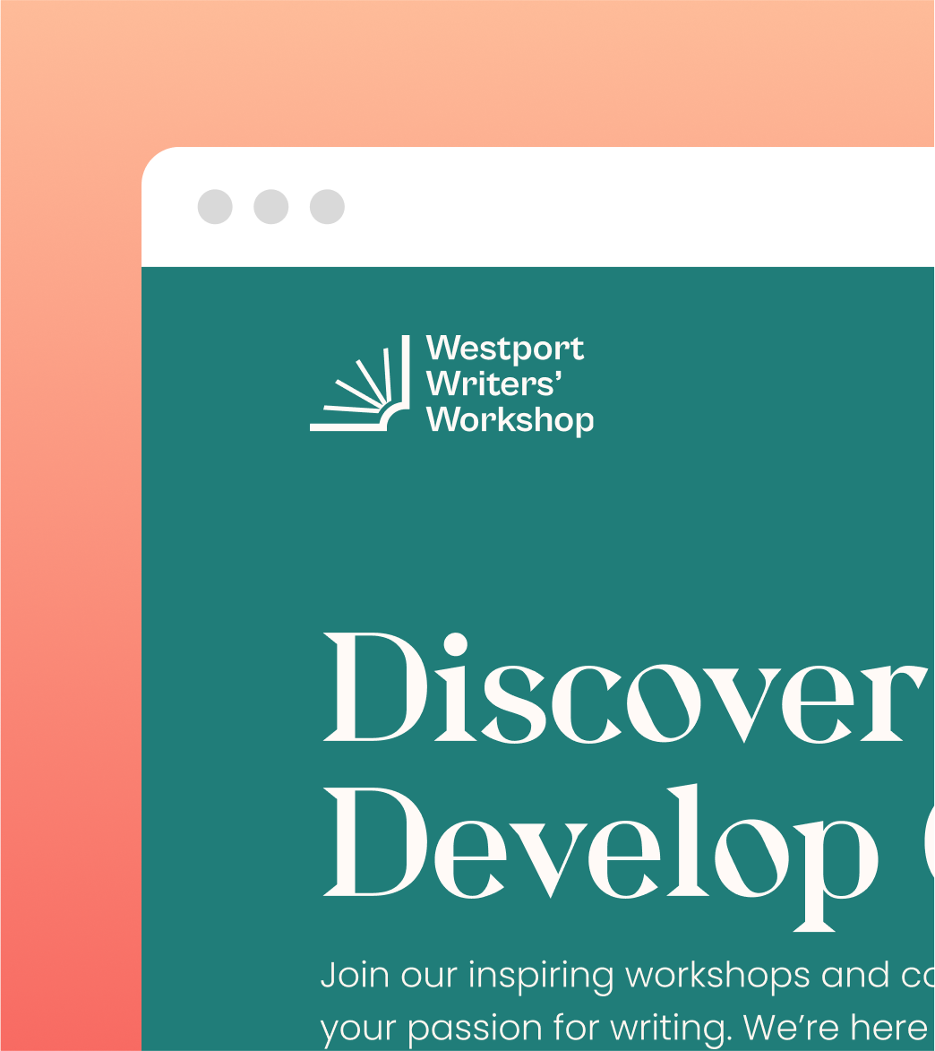 Westport Writers' Workshop brand identity