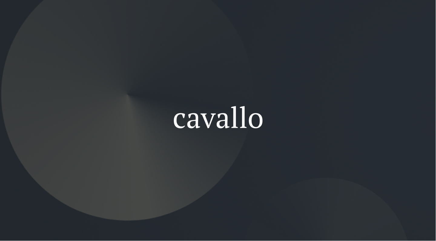 Cavallo brand identity case study