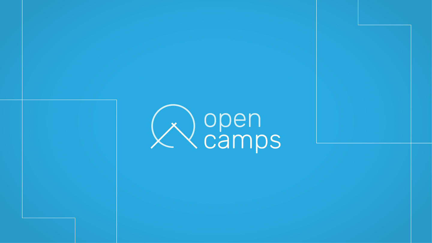 Open Camps brand identity case study
