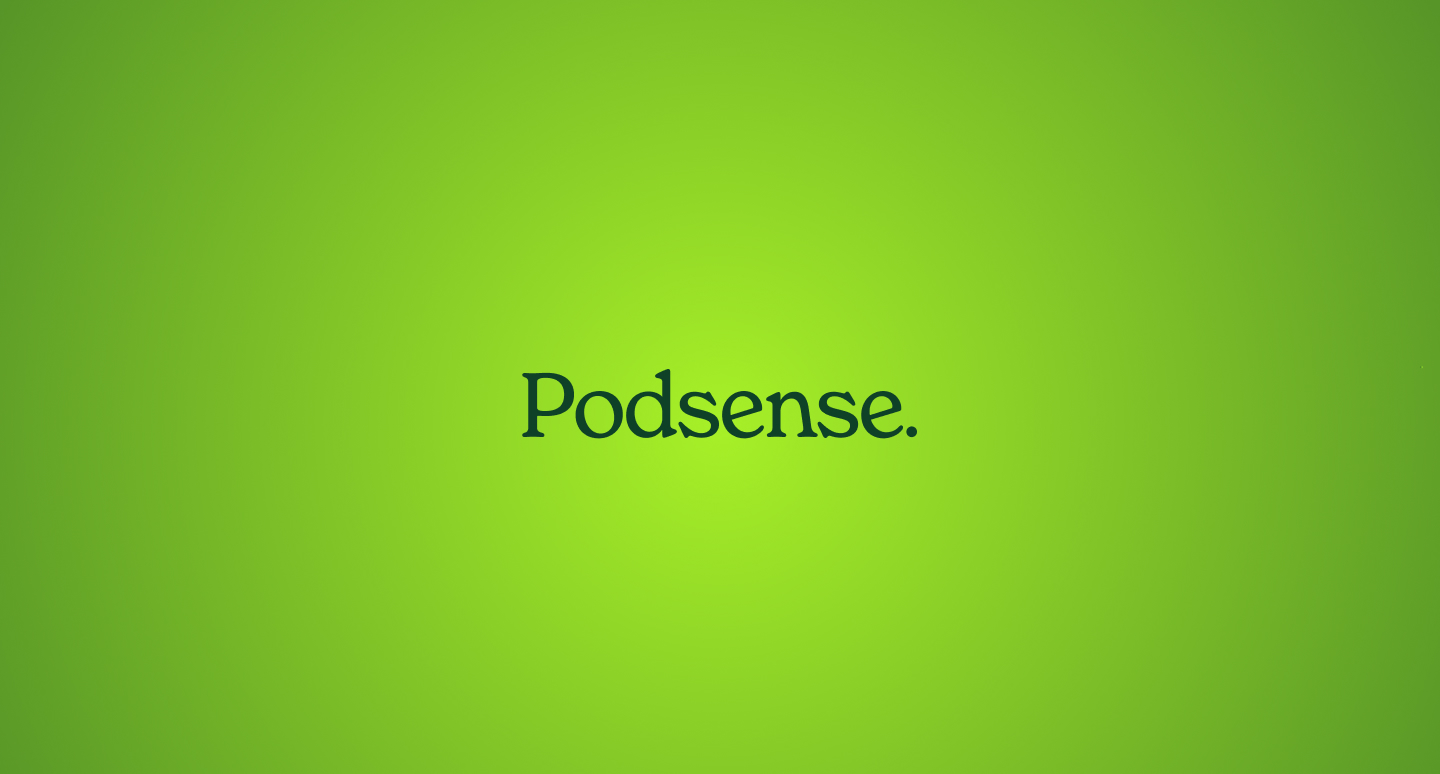 Podsense brand identity case study