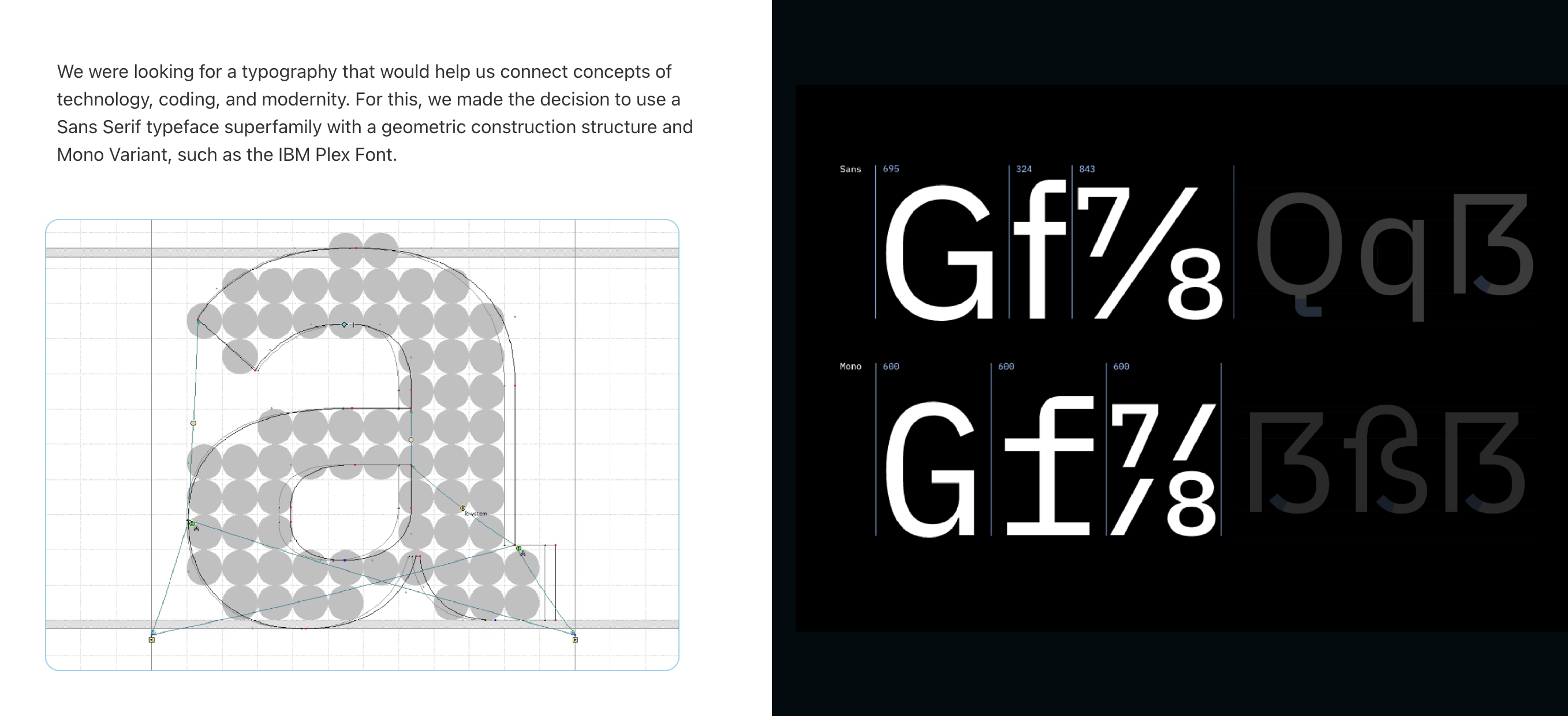 Open Camps typographic system